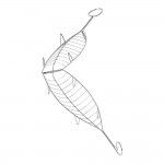 Grade para peixe em a�o inoxidavel. 13,5x54cm ref� 73898 SAUVIC