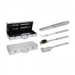 Kit de 4 utensílios para churrasqueira refª 73907 NULL Kit de 4 utensílios para churrasqueira refª 73907 NULL