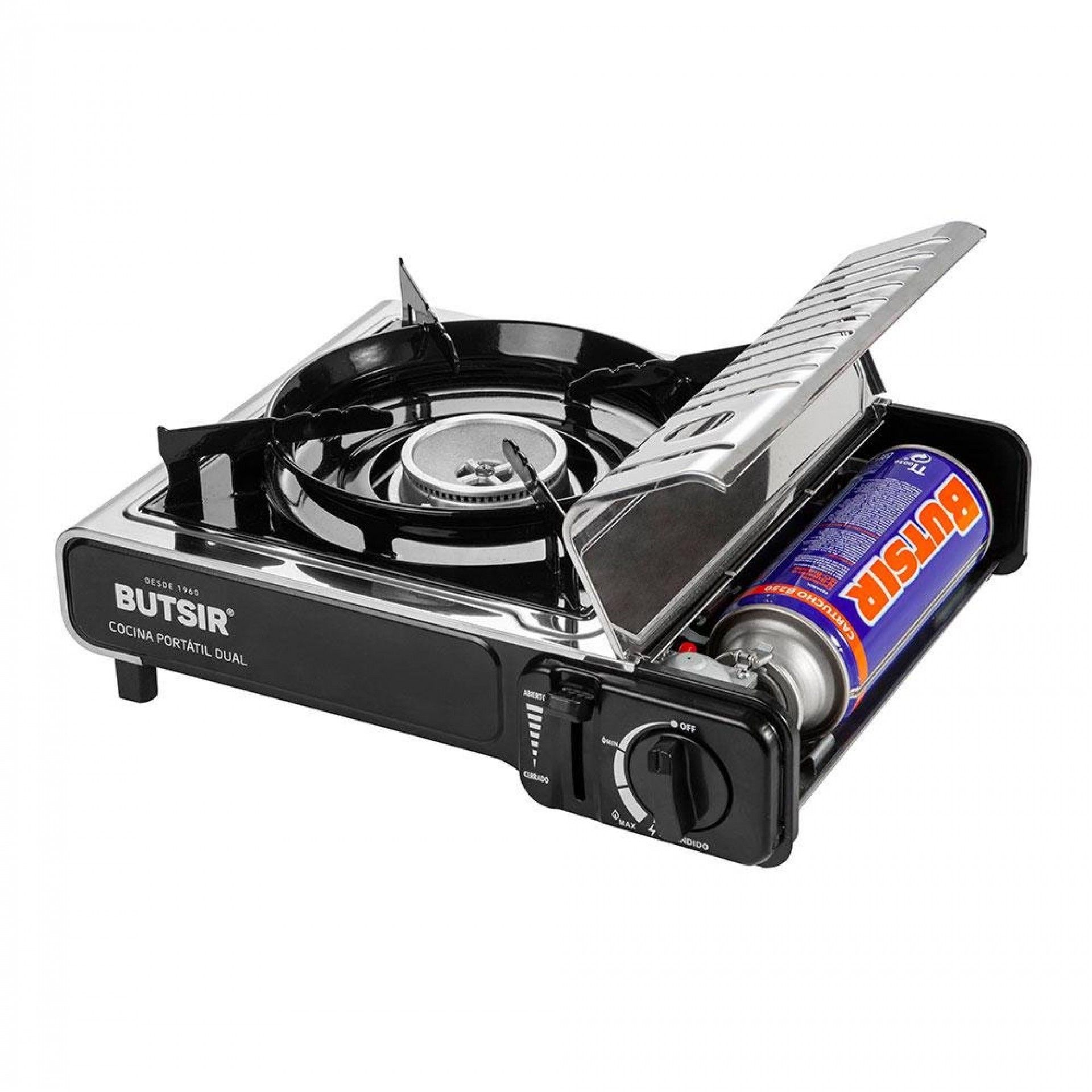 Fogão portátil 1 queimador ms-2000 dual refª 73900 BUTSIR