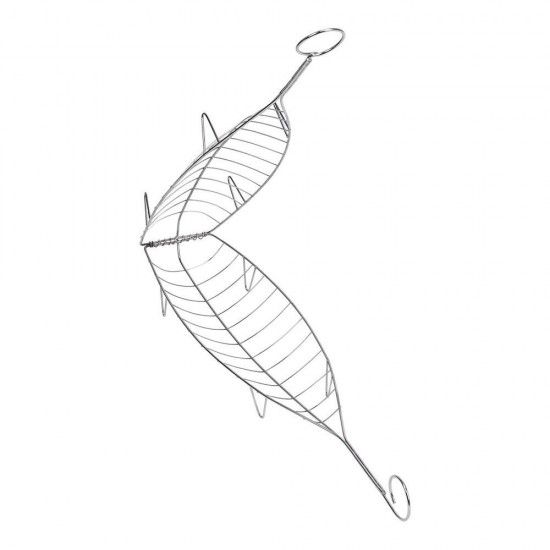 Grade para peixe em a�o inoxidavel. 13,5x54cm ref� 73898 SAUVIC