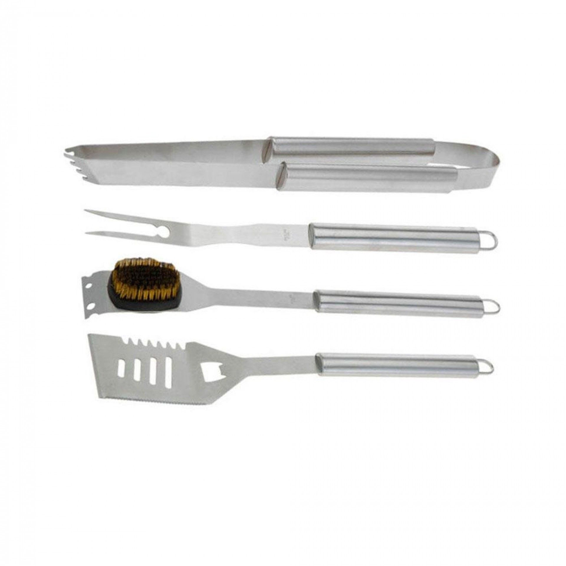 Kit de 4 utensílios para churrasqueira refª 73907 NULL