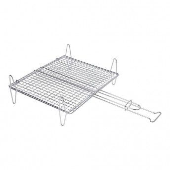Grelhador duplo para peixe 30x35cm ref 73896 SAUVIC
