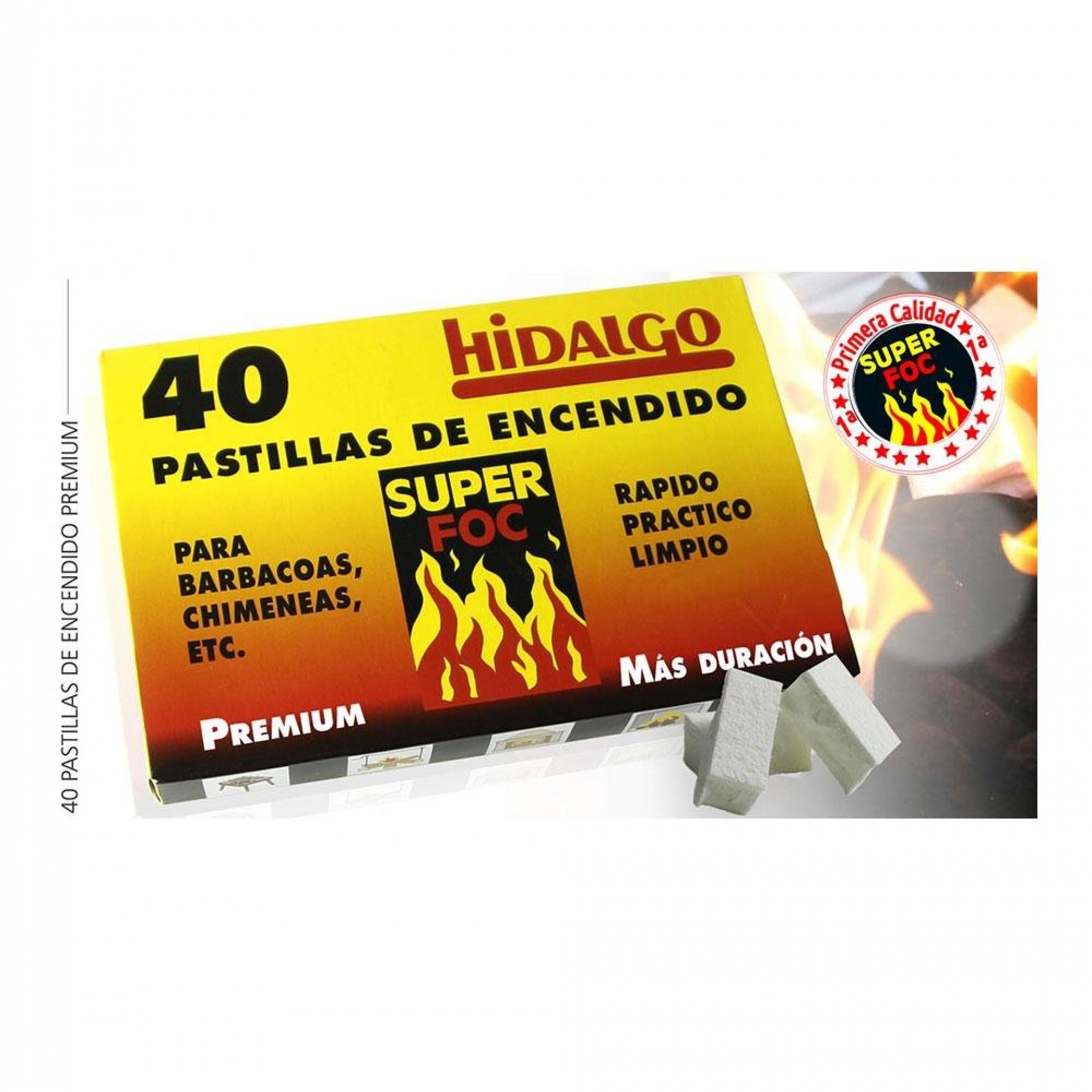 Pack 40 unid. acendalhas 08101 superfoc refª 73885 SUPER FOC
