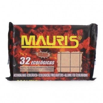 Pack 32 unid. acendalhas ecologicas 59991 ref 73884 MAURIS