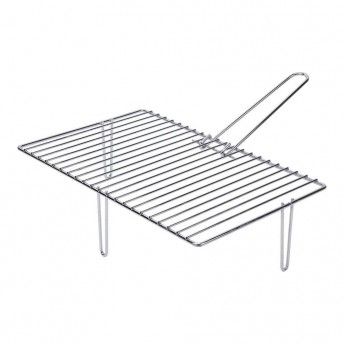 Grelha zincada de 3 patas para chamin. 46,6x28cm ref 73871 SAUVIC