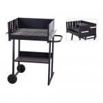 Churrasqueira retangular de ferro 60x46x93cm refª 73818 VAGGAN Churrasqueira retangular de ferro 60x46x93cm refª 73818 VAGGAN