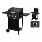 Churrasqueira a gs com 3 queimadores 139x56,5x106cm ref 73824 VAGGAN