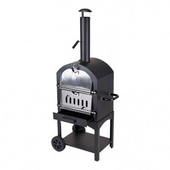 Churrasqueira de carvo com forno de pedra 44,5x65x158cm ref 73827 VAGGAN
