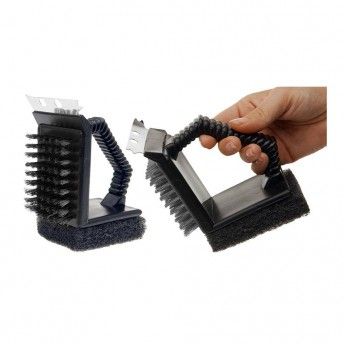 Escova de limpeza para churrasqueiras 6x12,5x8cm bbq ref 73805 BBQ COLLECTION