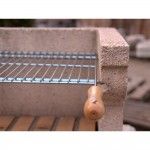 Grelha extens�vel para churrasqueira 50x40cm em a�o zincado ref� 73811 SAUVIC