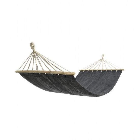 Cama de rede liso exterior 100x200cm cor cinza ref 73728 FRUIT OF THE LOOM