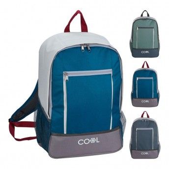 Refrigerador tipo mochila isotrmica 20 l. 31x16x45cm cores variadas. ref 73681 COOL