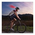 Capacete de bicicleta com leds vermelhos tamanho l. ref� 73599 DUNLOP