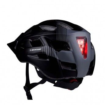 Capacete de bicicleta com leds vermelhos tamanho m. refª 73598 DUNLOP Capacete de bicicleta com leds vermelhos tamanho m. refª 73598 DUNLOP