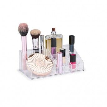 Organizador para cosmticos, 2 cores, 17 compartimentos. ref 73586 TOUCH OF BEAUTY