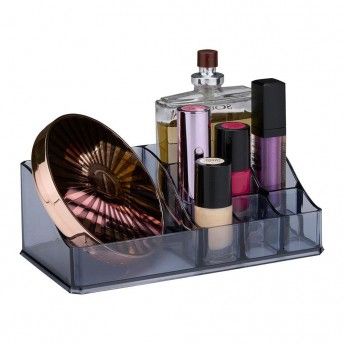 Organizador para cosmticos, 2 cores, 8 compartimentos, d/r. ref 73587 TOUCH OF BEAUTY