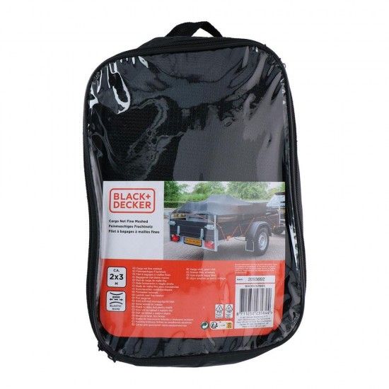 Rede elástica de carga, medidas: 2x3m, com 14 ilhós. black & decker refª 73579 BLACK+DECKER Rede elástica de carga, medidas: 2x3m, com 14 ilhós. black & decker refª 73579 BLACK+DECKER