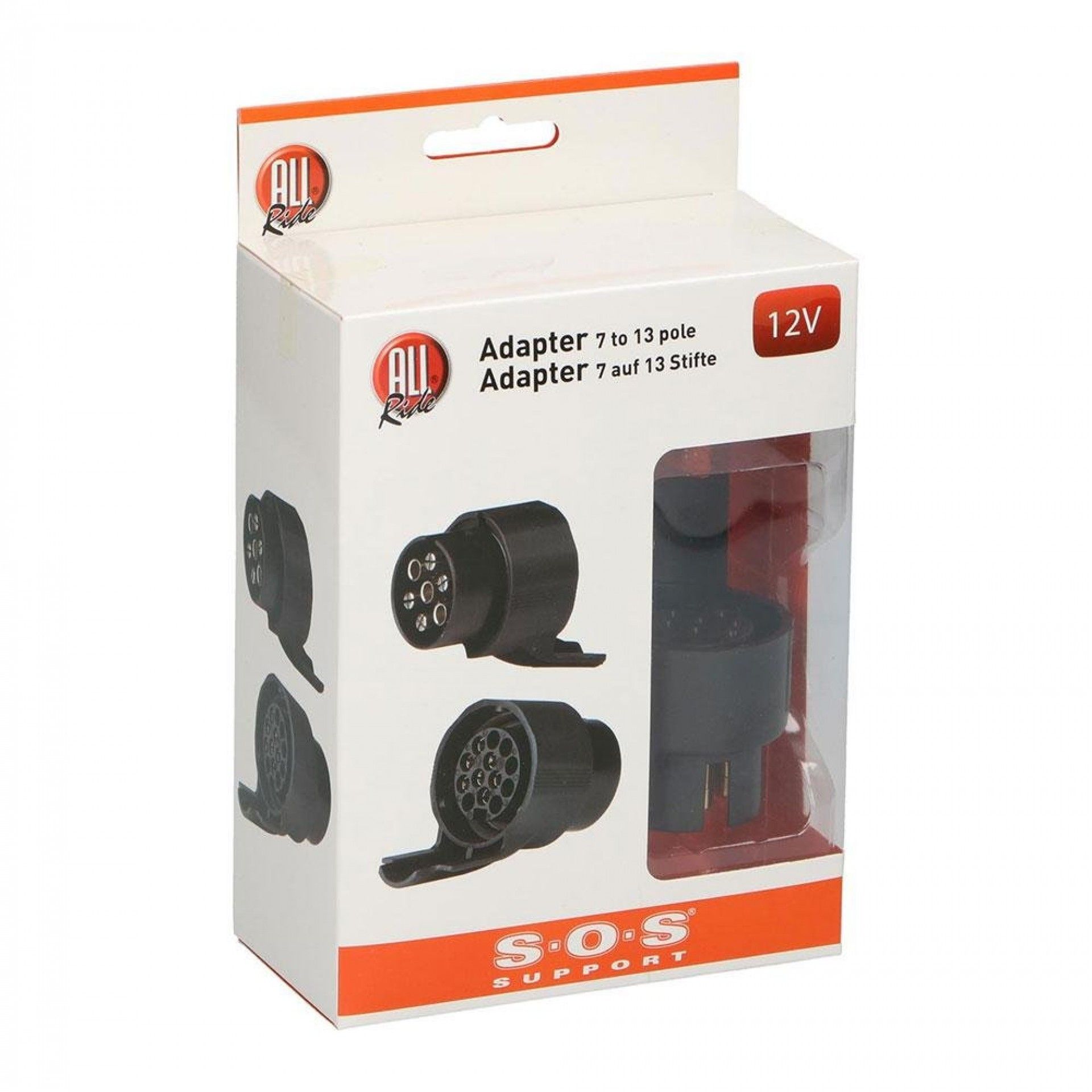 Adaptador 13/7 12v pl sos cbw refª 73582 ALL RIDE