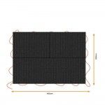 Lona preta para reboque, medidas: 3x4m. black & decker refª 73576 BLACK+DECKER Lona preta para reboque, medidas: 3x4m. black & decker refª 73576 BLACK+DECKER