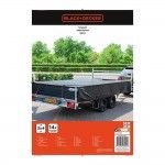 Lona preta para reboque, medidas: 3x4m. black & decker refª 73576 BLACK+DECKER Lona preta para reboque, medidas: 3x4m. black & decker refª 73576 BLACK+DECKER