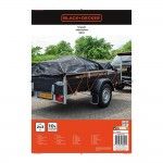 Lona preta para reboque, medidas: 2x3m. black & decker refª 73575 BLACK+DECKER Lona preta para reboque, medidas: 2x3m. black & decker refª 73575 BLACK+DECKER