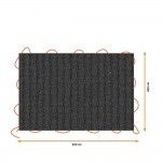 Lona preta para reboque, medidas: 2x3m. black & decker refª 73575 BLACK+DECKER Lona preta para reboque, medidas: 2x3m. black & decker refª 73575 BLACK+DECKER