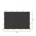 Lona preta para reboque, medidas: 1,6x2,5m. black & decker refª 73574 BLACK+DECKER Lona preta para reboque, medidas: 1,6x2,5m. black & decker refª 73574 BLACK+DECKER
