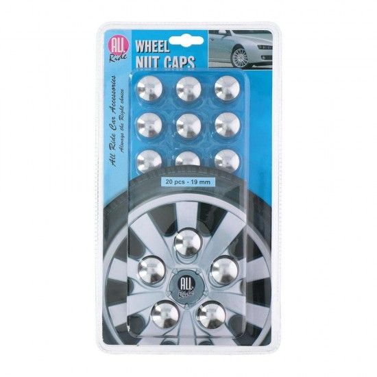 Tampas para porcas de rodas 19mm 20 peas ref 73491 ALL RIDE