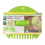 Ancinho para folhas 36x31x8cm 2 pe�as garden ref� 73490 KINZO