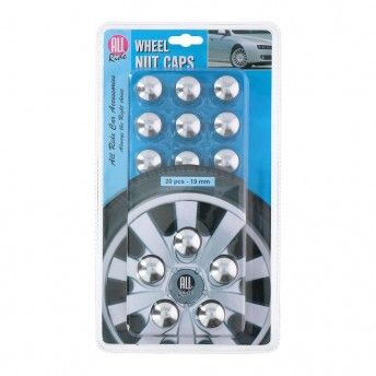 Tampas para porcas de rodas 19mm 20 peas ref 73491 ALL RIDE