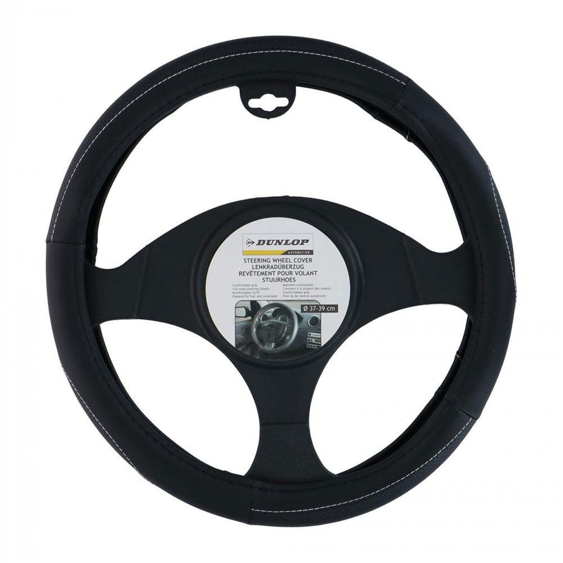 Capa para volante de ø37-39cm detalhes cinzento refª 73475 DUNLOP