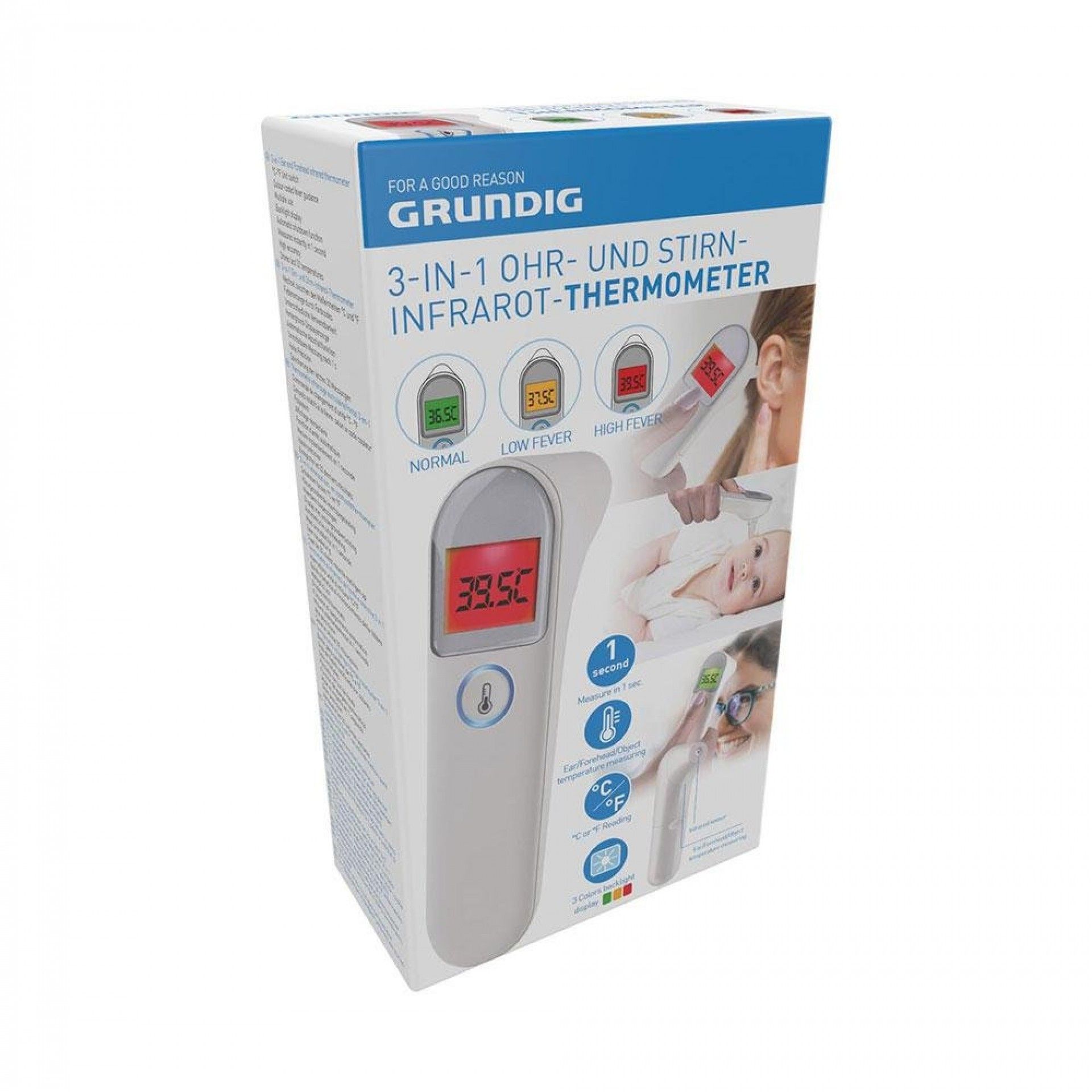 Termómetro infravermelhos 3 em 1 refª 73464 GRUNDIG