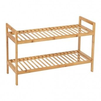Estante/sapateira de bambu 70x26x40cm mu73106 ref 73279 ANDREA HOUSE