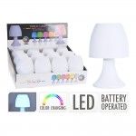 Candeeiro led de mesa, multicor, a pilhas, cy5910400, refª 73322 BASICS Candeeiro led de mesa, multicor, a pilhas, cy5910400, refª 73322 BASICS