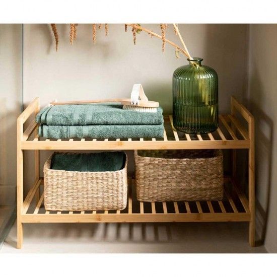 Estante/sapateira de bambu 70x26x40cm mu73106 ref� 73279 ANDREA HOUSE