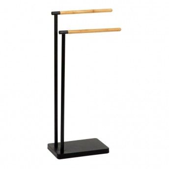 Toalheiro de p metal preto 30x20x78cm ba72130 ref 73235 ANDREA HOUSE