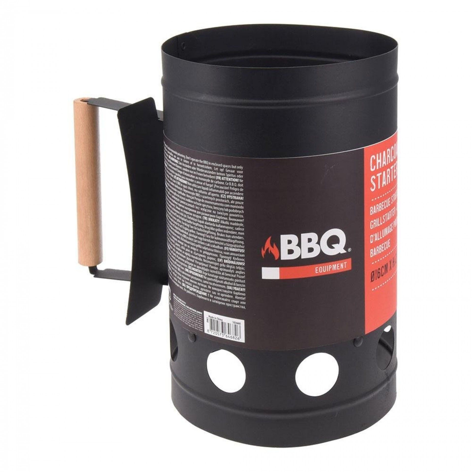 Acendedor para churrasqueiras zinco 27cm cor preto refª 73156 BBQ COLLECTION