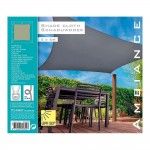Toldo vela quadrado cor: areia 5x5m refª 73035 AMBIANCE Toldo vela quadrado cor: areia 5x5m refª 73035 AMBIANCE