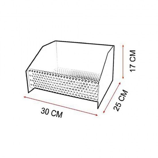 Cesto queimador de pletes 30x25x17cm imex ref 73051 EL ZORRO