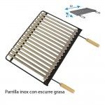 Gaveta com grelha inoxidavel 61x40x32cm imex refª 73047 EL ZORRO Gaveta com grelha inoxidavel 61x40x32cm imex refª 73047 EL ZORRO