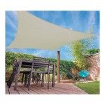 Toldo vela quadrado cor: areia 5x5m refª 73035 AMBIANCE Toldo vela quadrado cor: areia 5x5m refª 73035 AMBIANCE