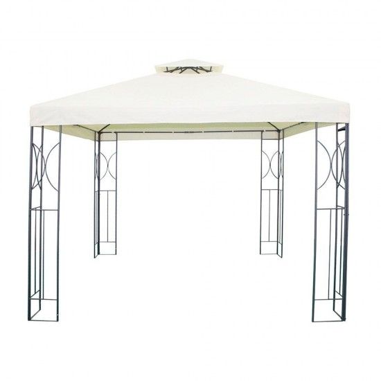 Tenda para eventos 300x300x265cm cor: creme ref 73019 AMBIANCE
