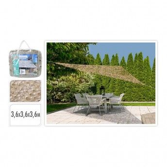 Toldo de tecido triangular cor: camuflagem 360x360x360cm ref 73024 AMBIANCE