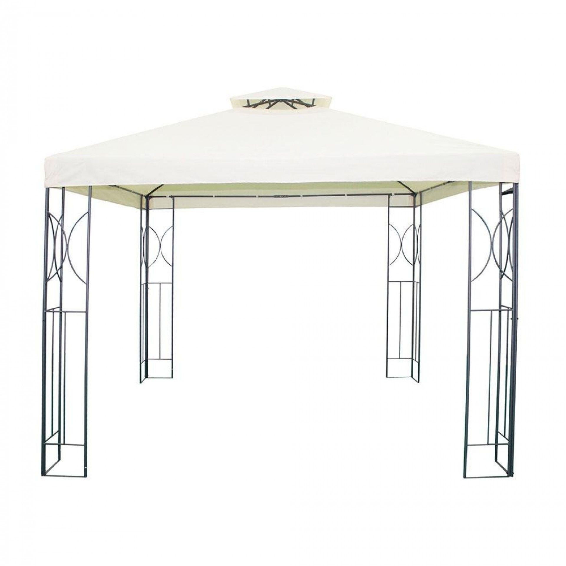 Tenda para eventos 300x300x265cm cor: creme refª 73019 AMBIANCE