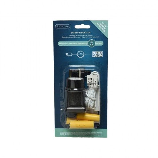 Fonte de alimentao para substituio de pilhas 6v para produtos com 2 pilhas aa ref 72445 LUMINEO