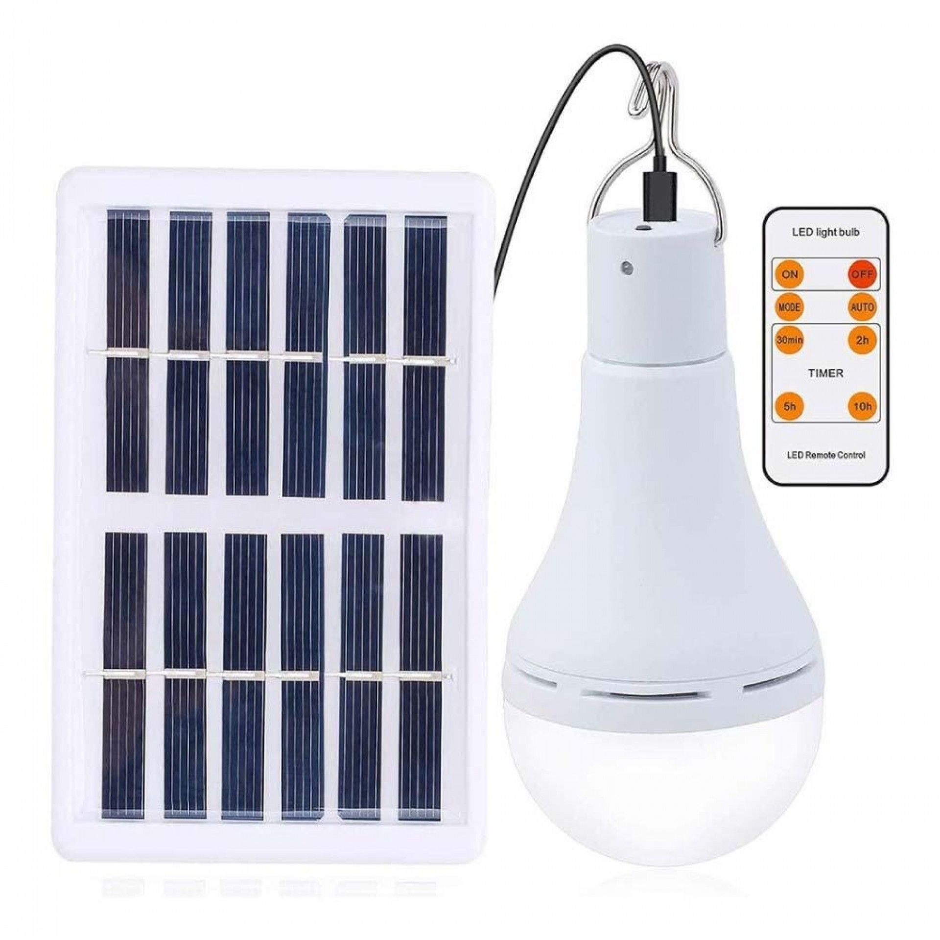 Nova lâmpada solar recarregável portátil de jardim refª 71444 NEW GARDEN