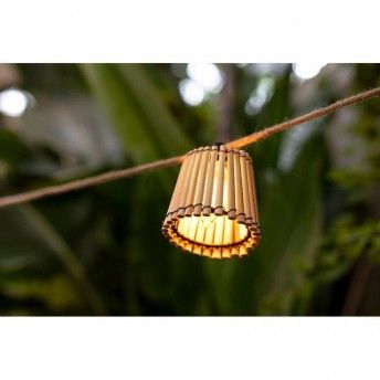 Grinalda okinawa solar + bateria 8m 10 lmpadas ref 71439 NEW GARDEN