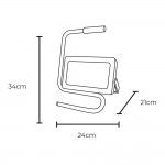 Projetor led com p� 50w 4000lm 6400k black series ref� 70416 EDM