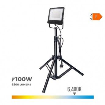 Projetor LED com trip 100W 8200lm ref 70336 EDM