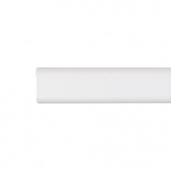 Varão armário ovalado metal branco 200cm - storplanet refª 68369 CINTACOR Varão armário ovalado metal branco 200cm - storplanet refª 68369 CINTACOR